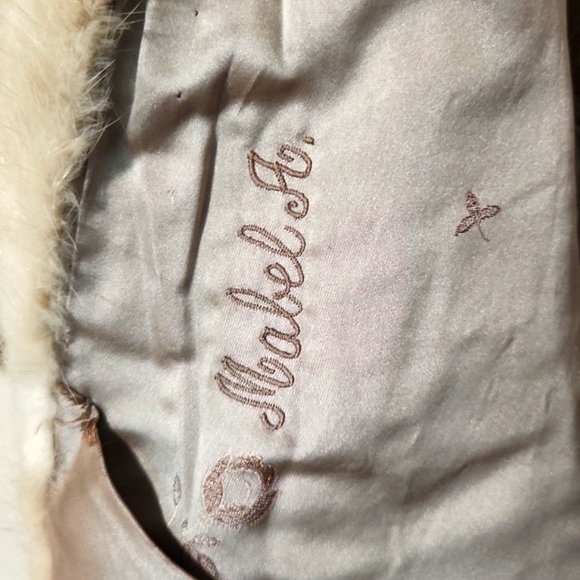 Vintage Genuine EMBA Diadem Natural Pale Brown Mutation Mink Fur Stole Wrap EUC - Picture 10 of 16